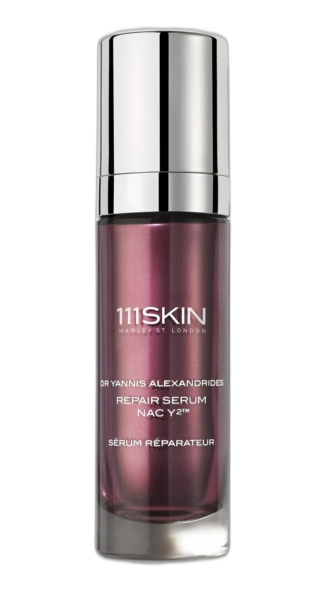 111Skin Repair Serum NAC Y2 in a 30ml frosted glass dropper bottle