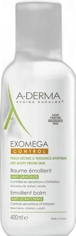 A-Derma Exomega Control Emollient Balm 200ml airless pump bottle