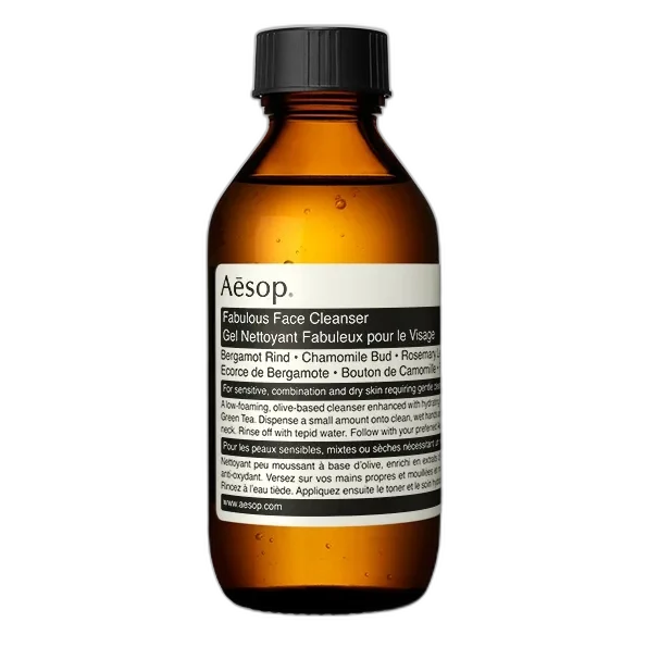 Aesop Fabulous Face Cleanser 100ml amber glass bottle