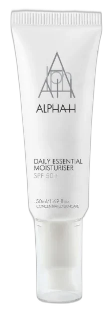 Alpha-H Daily Essential Moisturiser SPF 50+ 50ml squeeze tube