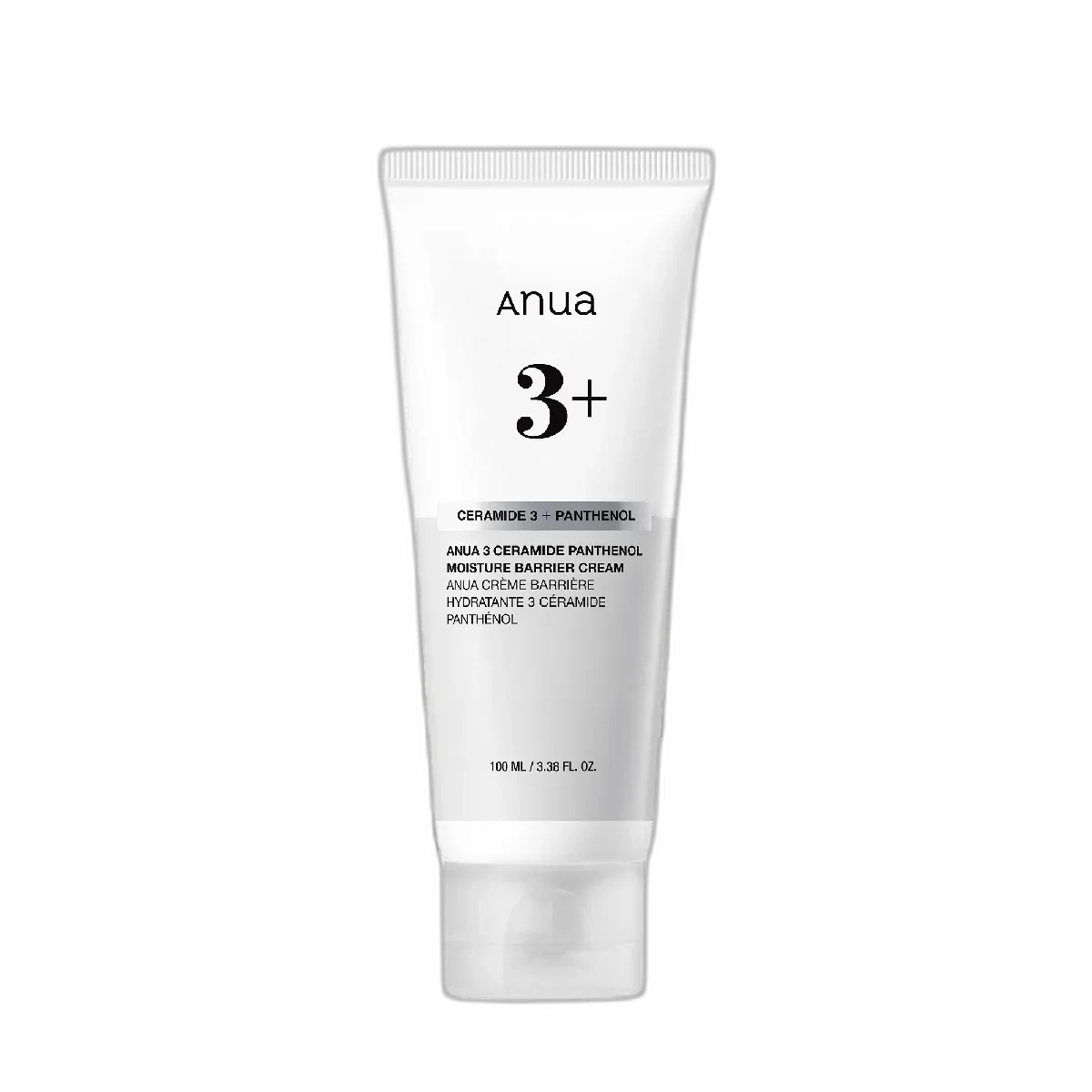 Anua 3 Ceramide Panthenol Moisture Barrier Cream in a white jar with minimalist design