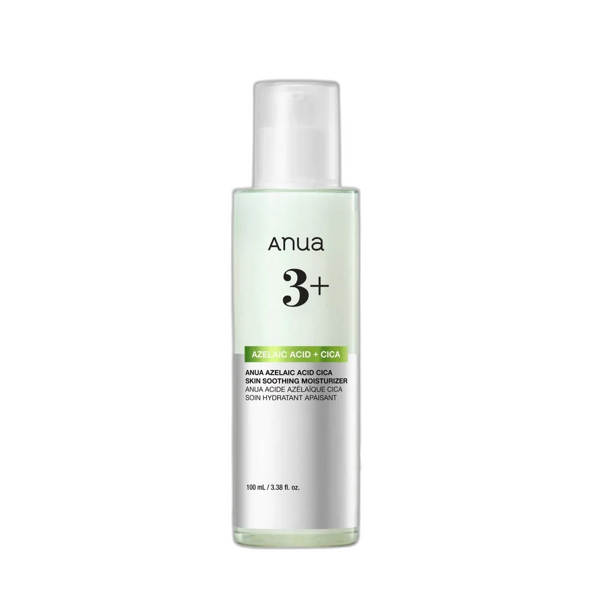 Anua Azelaic Acid Cica Skin Soothing Moisturizer 100ml tube in teal-green packaging
