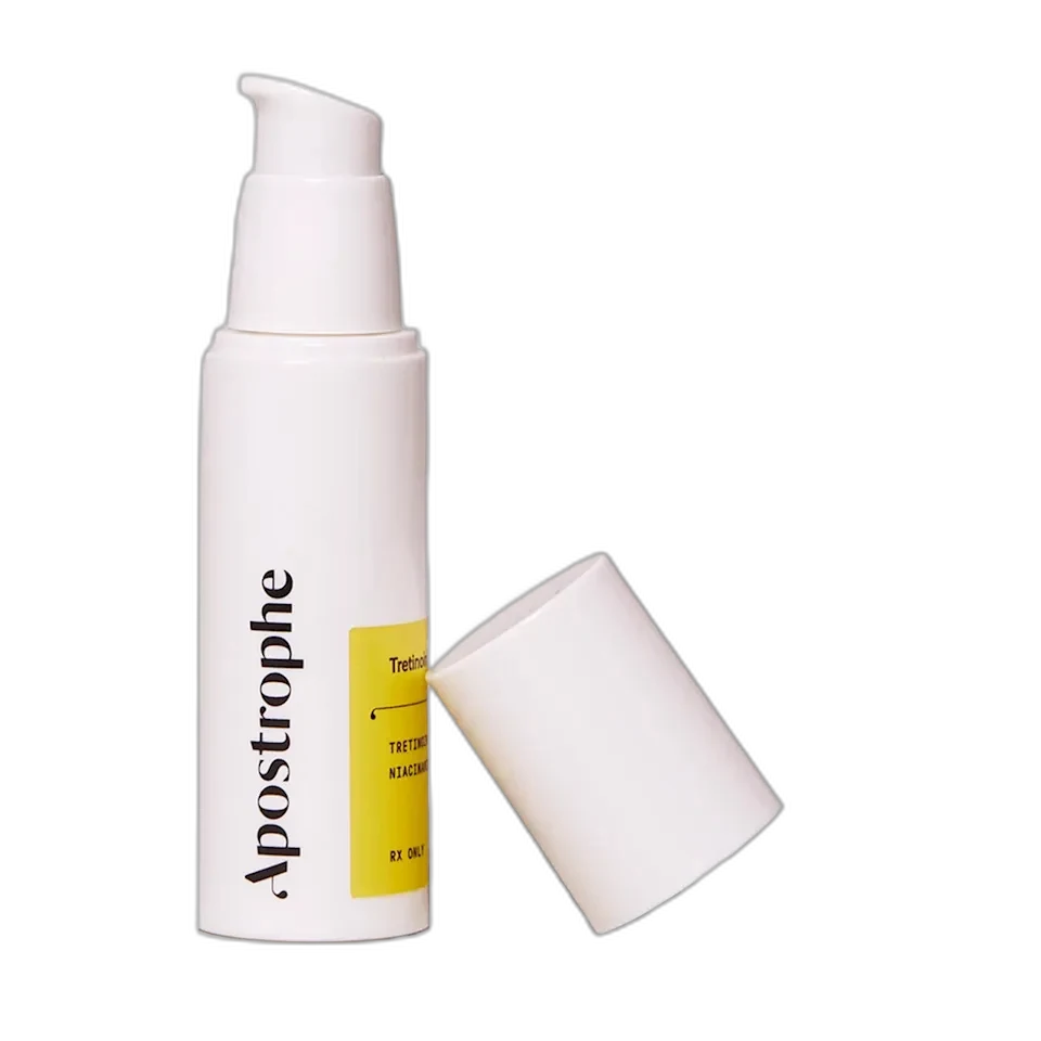 Apostrophe Azelaic Acid 15% prescription cream in white pump bottle