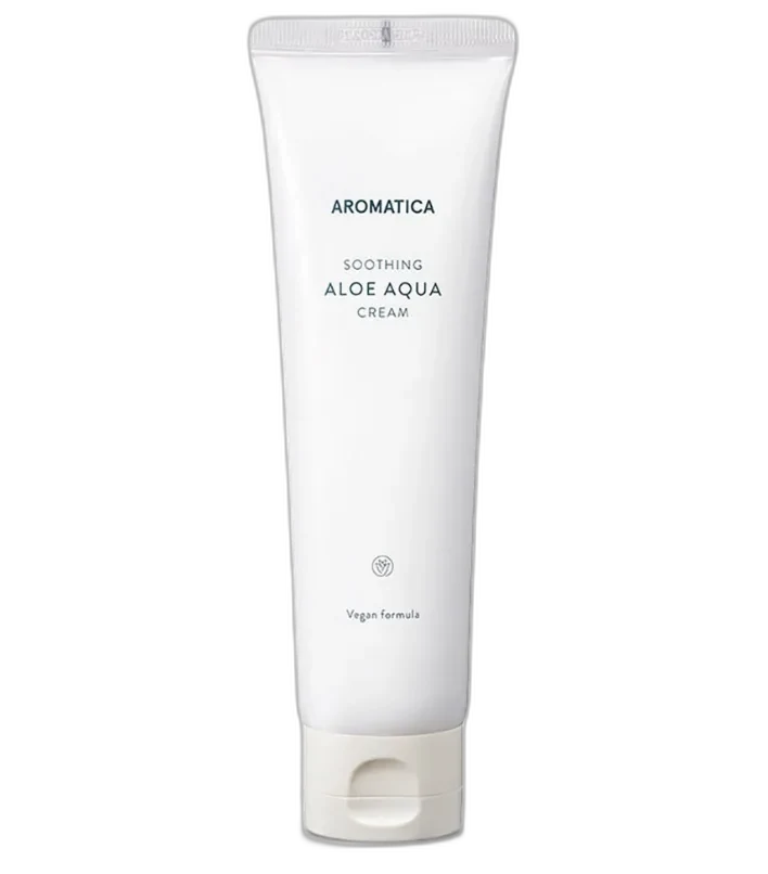 Aromatica Aloe Aqua Cream 100ml frosted plastic jar