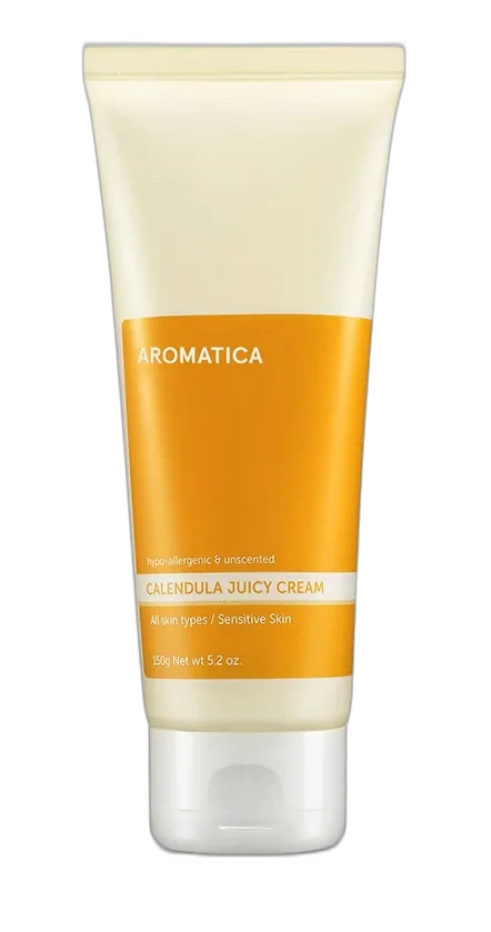 Aromatica Calendula Juicy Cream 150ml frosted plastic jar