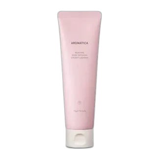 Aromatica Reviving Rose Infusion Cream Cleanser 145g white tube