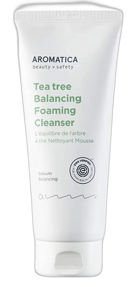 Aromatica Tea Tree Balancing Foaming Cleanser 180g tube