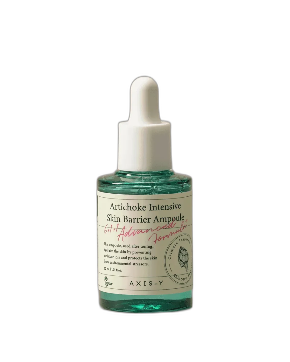 Axis-Y Artichoke Intensive Skin Barrier Ampoule 50ml frosted glass dropper bottle