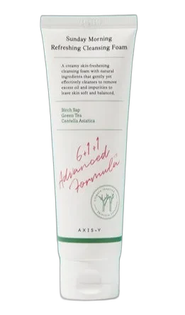 Axis-Y Sunday Morning Refreshing Cleansing Foam 180ml tube