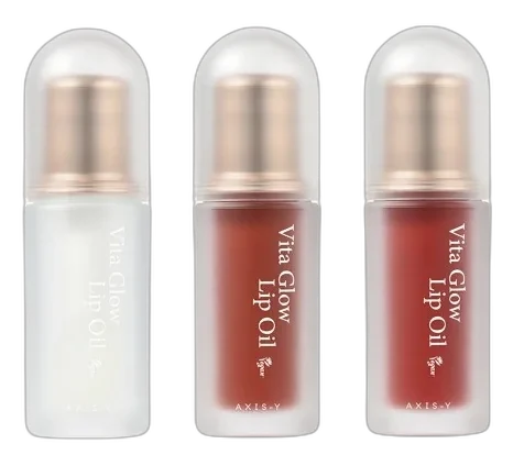 Axis-Y Vita Glow Lip Oil 10ml glass dropper bottle