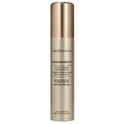 bareMinerals SkinLongevity Vital Power Moisturizer SPF 30 jar