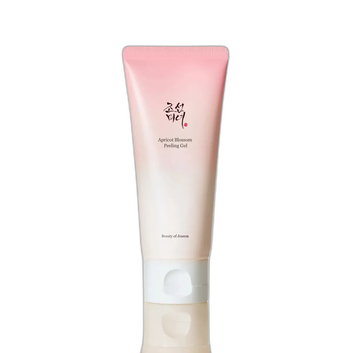 Beauty of Joseon Apricot Blossom Peeling Gel in a soft peach squeeze tube with Joseon