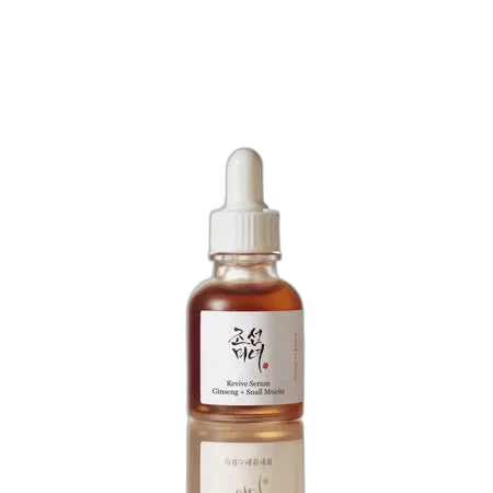 Beauty of Joseon Revive Serum: Ginseng + Snail Mucin in a glass dropper bottle with