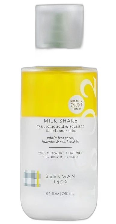 Beekman 1802 Milk Shake Hyaluronic Acid Toner Mist 240ml spray bottle
