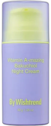 By Wishtrend Vitamin A-mazing Bakuchiol Night Cream 30g opaque tube