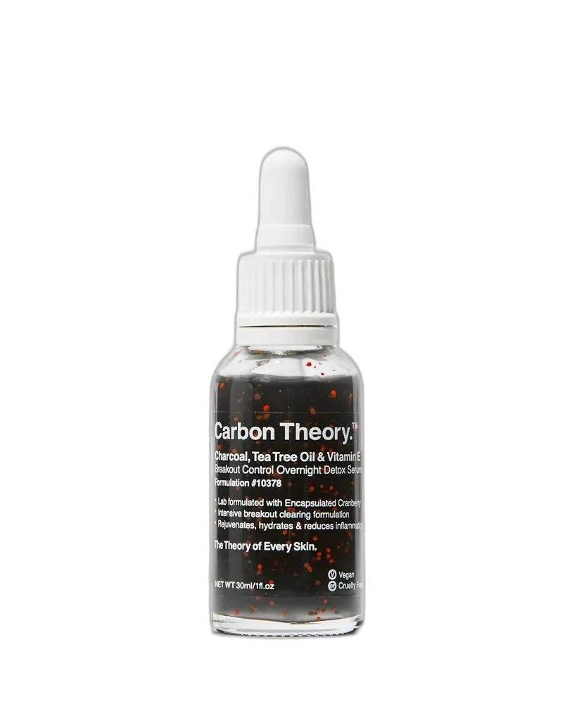 Carbon Theory Breakout Control Overnight Detox Serum 30ml bottle