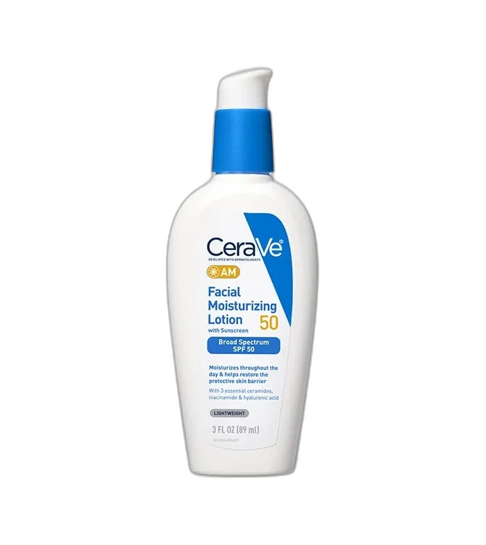 CeraVe AM Facial Moisturizing Lotion SPF 50 3 fl oz tube