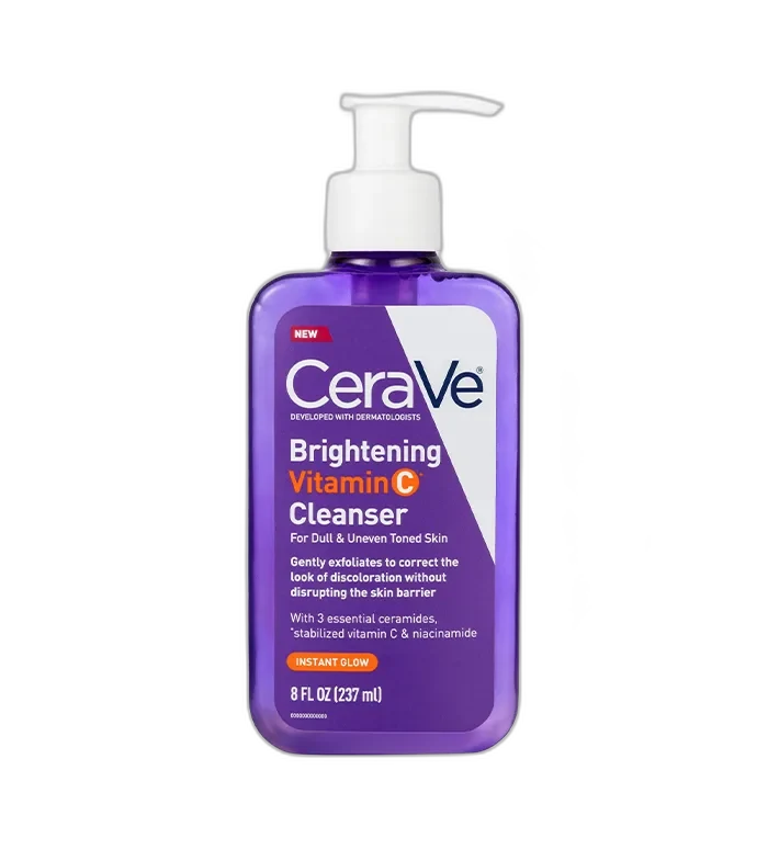 CeraVe Brightening Vitamin C Facial Cleanser 8 oz bottle