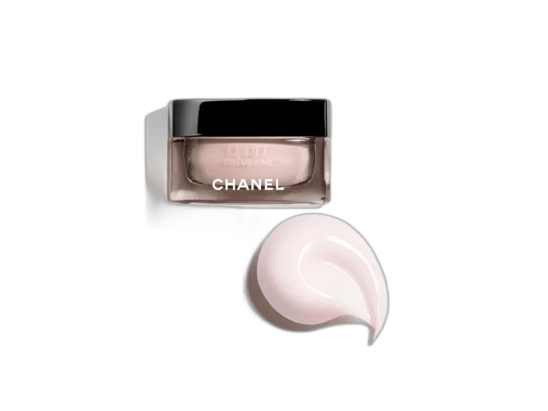 Chanel Le Lift Crème anti-aging moisturizer in white and gold jar