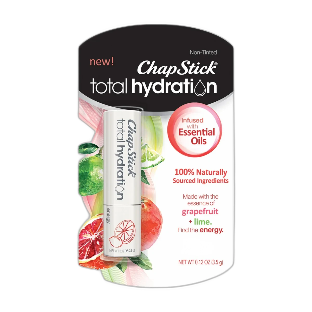 ChapStick Total Hydration Essential Oils Lip Care balm tube