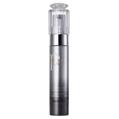 Clé de Peau Beauté Concentrated Brightening Eye Serum in elegant frosted glass bottle with