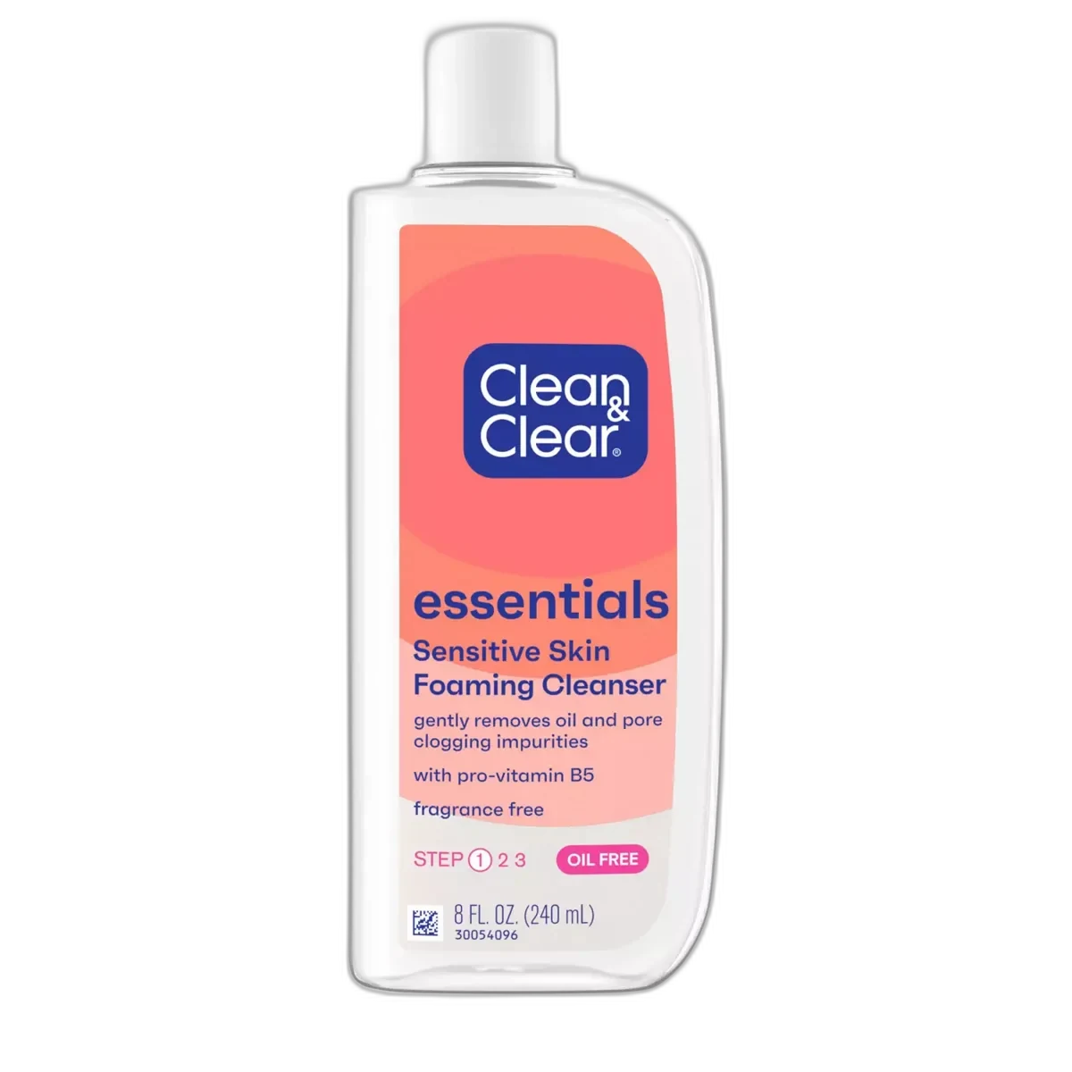 Clean & Clear Essentials Foaming Facial Cleanser 8 fl oz bottle with flip-top cap