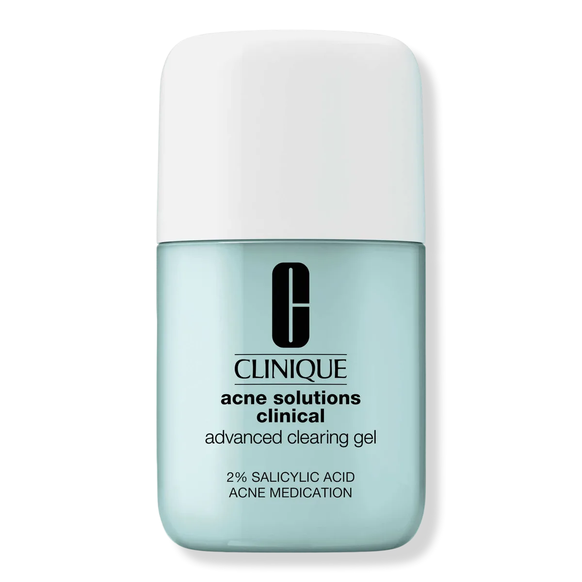 Clinique Acne Solutions Clinical Clearing Gel small clear bottle with pump dispenser