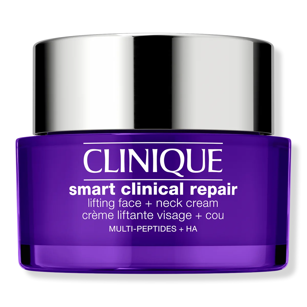 Clinique Smart Clinical Repair Lifting Face + Neck Cream in modern jar packaging