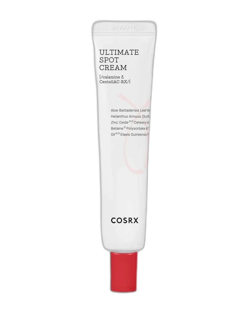 COSRX AC Collection Ultimate Spot Cream 30 g white and red squeeze tube