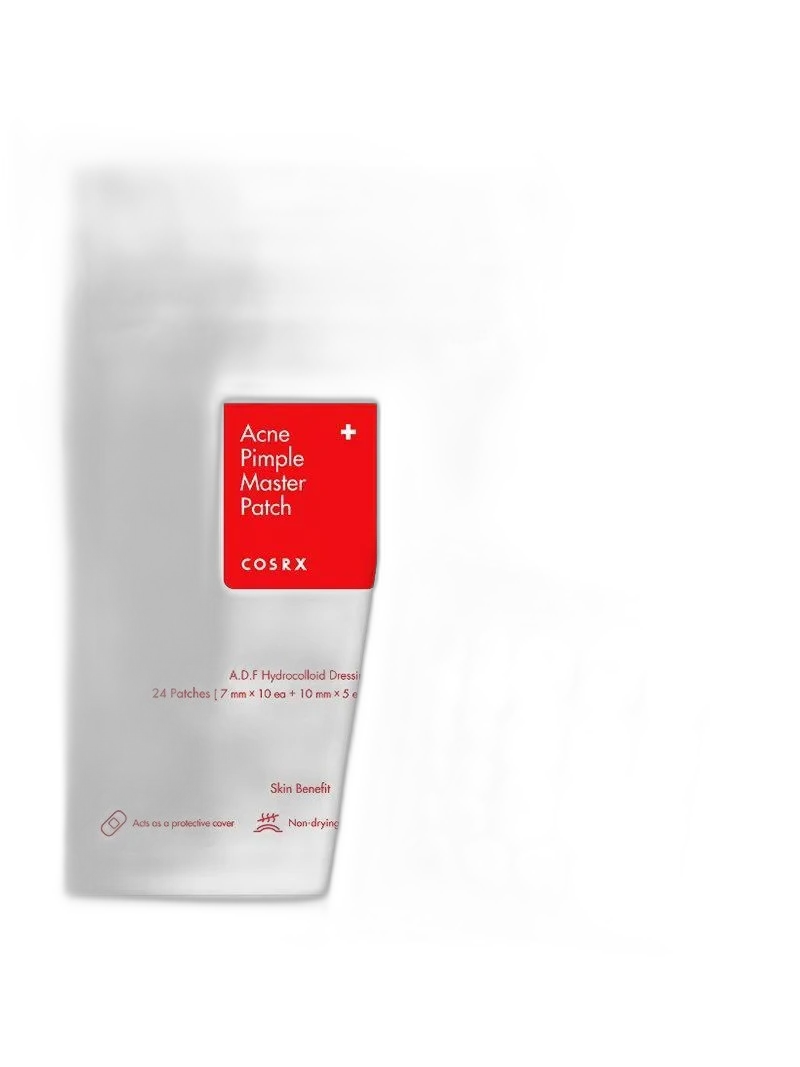 COSRX Acne Pimple Master Patch package with hydrocolloid patch sheet