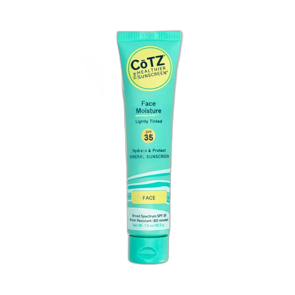 Cotz Face Moisture SPF 35 Lightly Tinted 1.5 oz squeeze tube