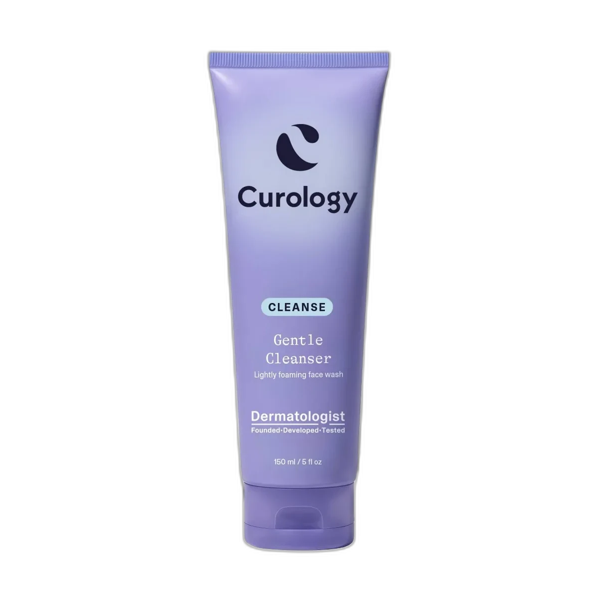 Curology The Cleanser gentle foaming face wash in a minimalist squeeze tube