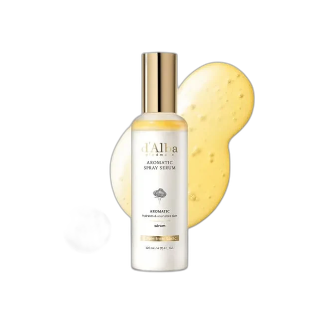 d'Alba White Truffle First Aromatic Spray Serum glass bottle