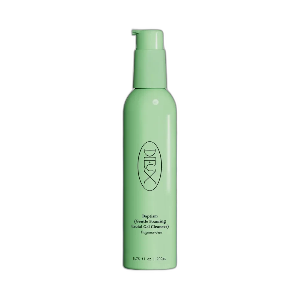 Dieux Skin Milky Gel Cleanser in squeezable white tube packaging.