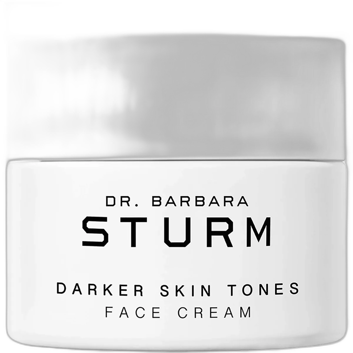 Dr. Barbara Sturm Darker Skin Tones Face Cream 50ml frosted glass jar
