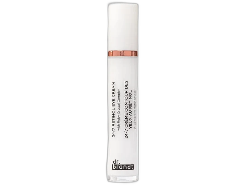 Dr. Brandt 24/7 Retinol Eye Cream 0.5 oz frosted glass jar