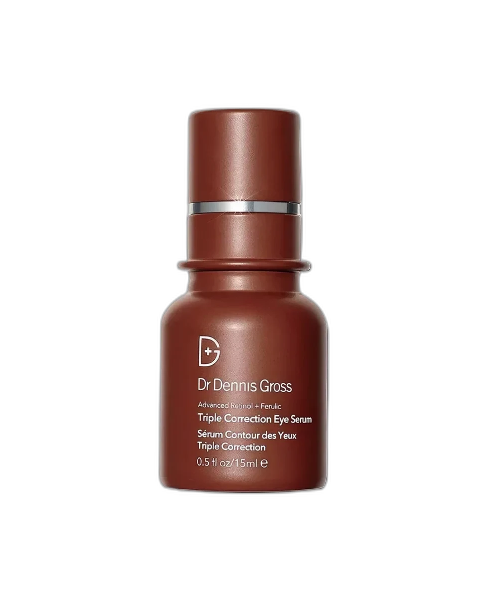 Dr. Dennis Gross Advanced Retinol + Ferulic Triple Correction Eye Serum 0.5 oz white tube