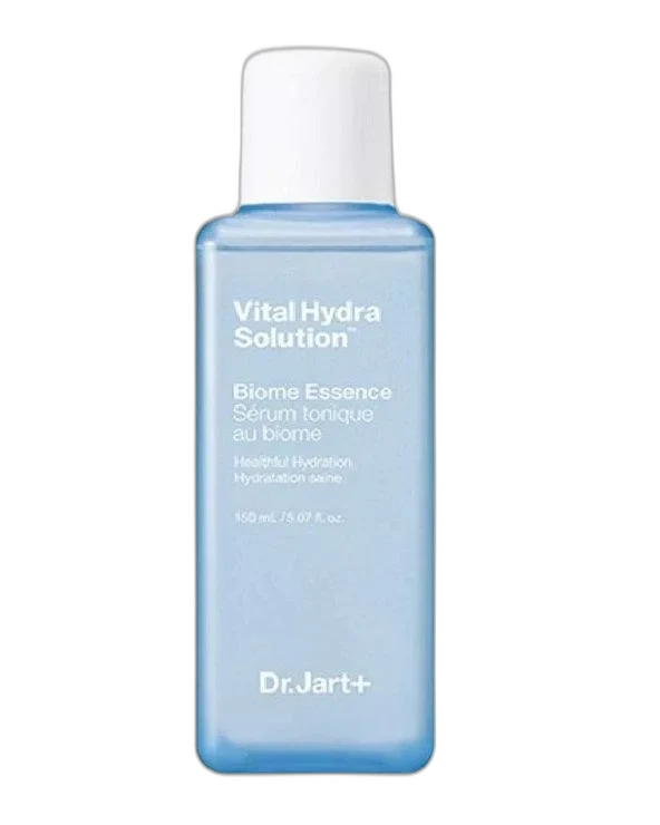 Dr. Jart+ Vital Hydra Solution Biome Essence 150mL bottle with Intensive Blue Shot