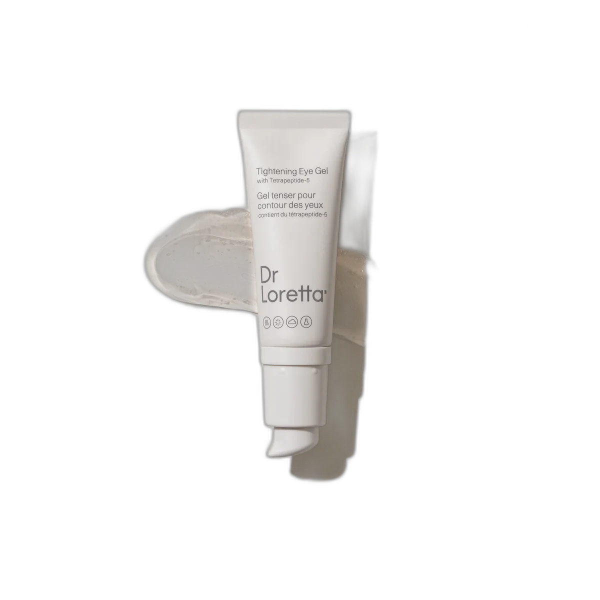 Dr. Loretta Tightening Eye Gel 0.5 oz frosted glass jar