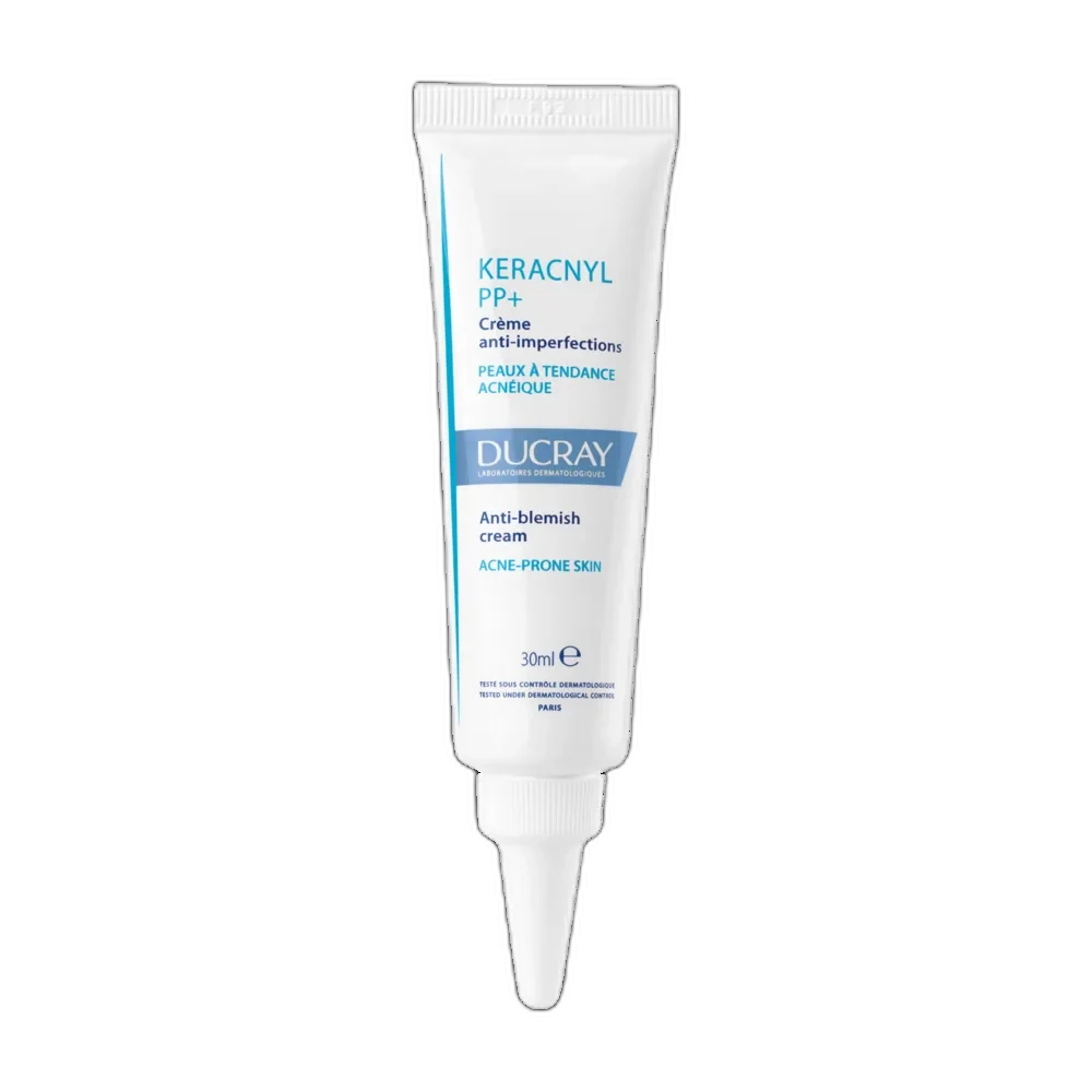 Ducray Keracnyl PP Anti-Blemish Soothing Cream 30 ml white tube