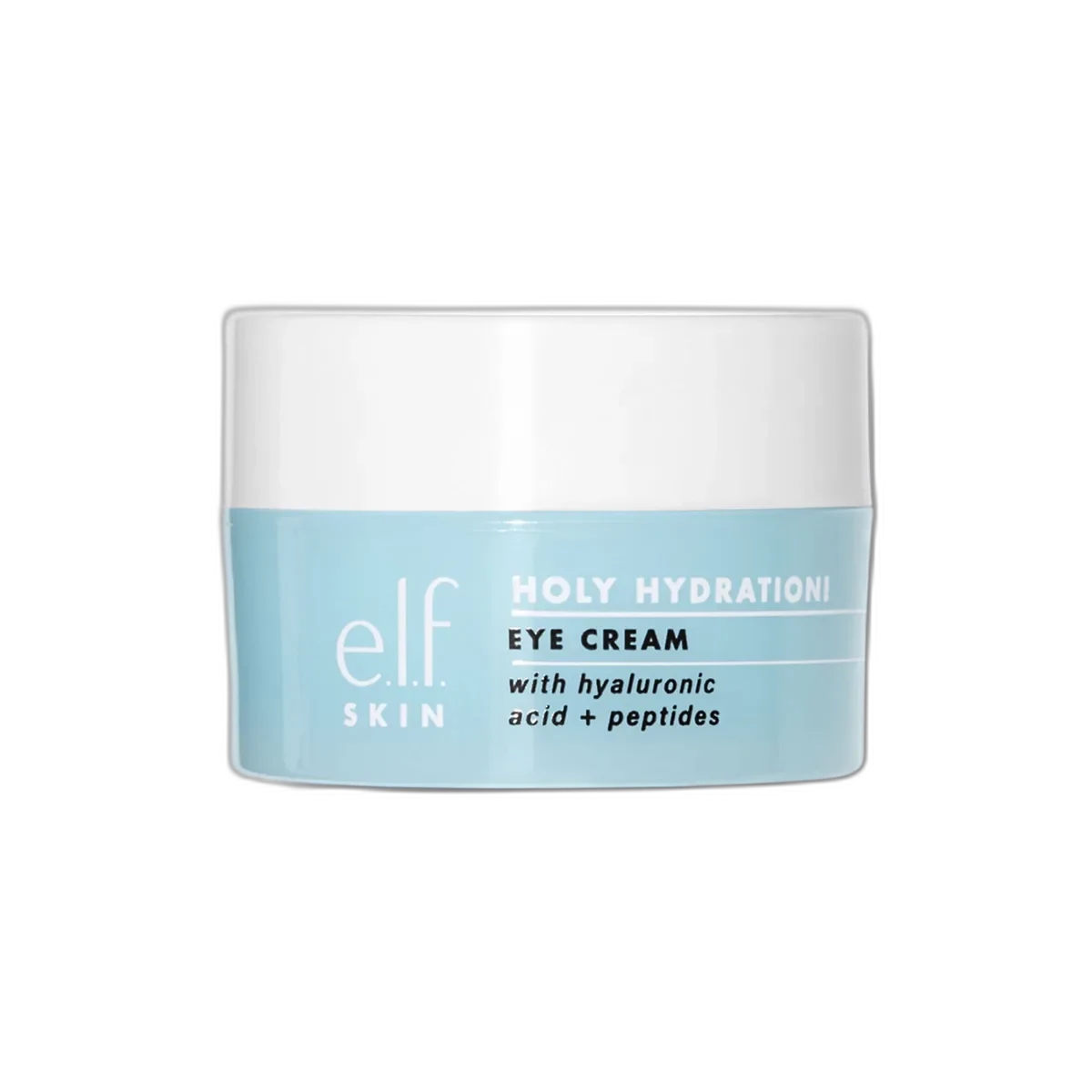 e.l.f. Skin Holy Hydration! Eye Cream white and blue jar