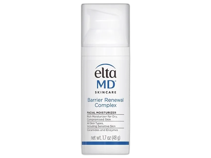EltaMD Barrier Renewal Complex pump bottle on white background