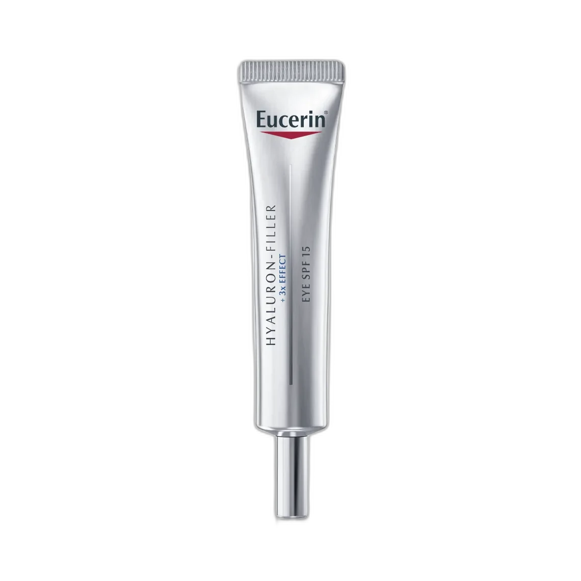 Eucerin Hyaluron-Filler Eye Cream tube and box on white background