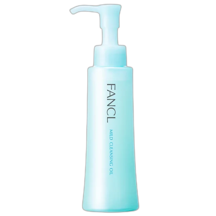 Fancl Mild Cleansing Oil 120mL clear bottle with pump dispenser