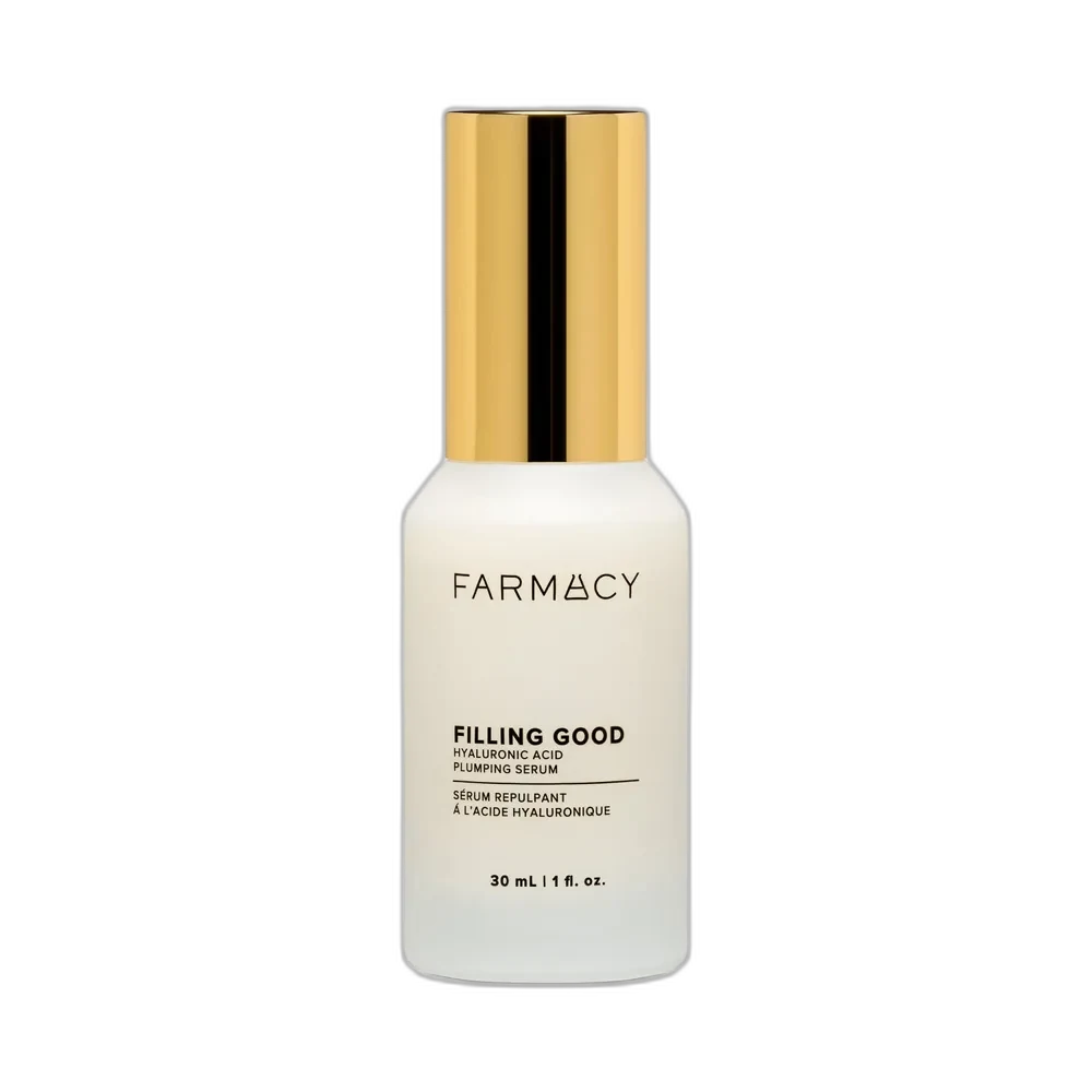 Farmacy Filling Good Hyaluronic Acid Plumping Serum pump bottle