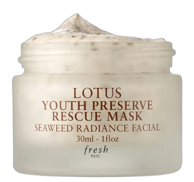 Fresh Lotus Youth Preserve Rescue Mask in glass jar