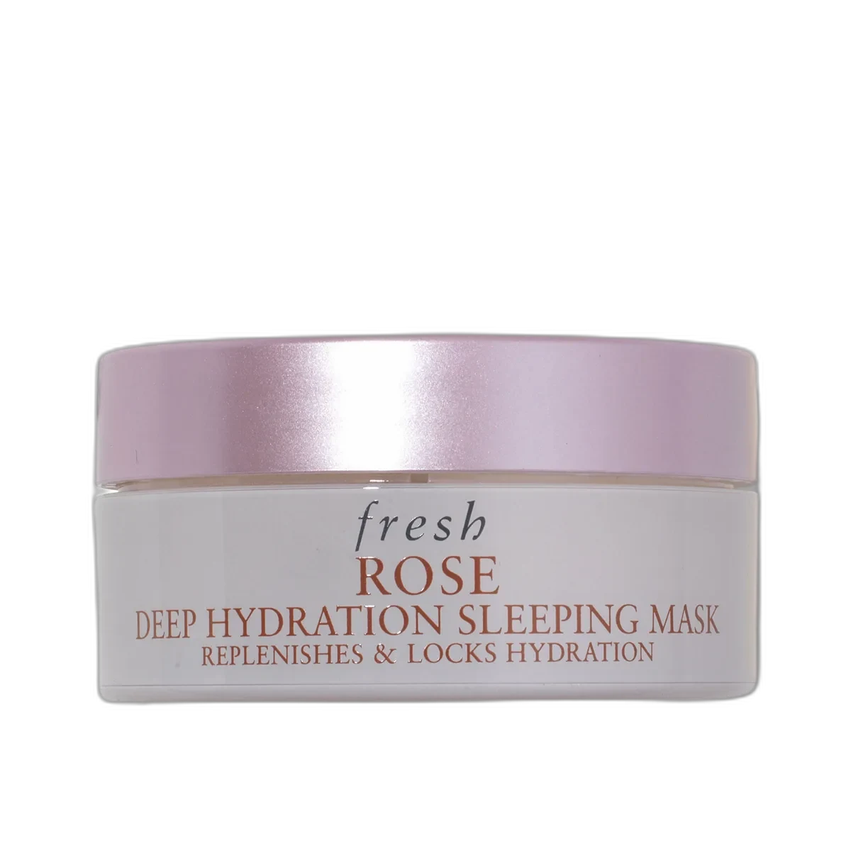 Fresh Rose Deep Hydration Sleeping Mask dual-compartment glass jar with rose-gold lid