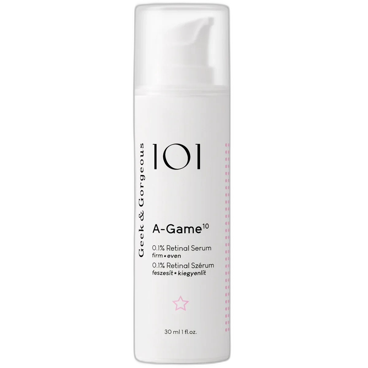 Geek & Gorgeous A-Game 10 Retinal Serum 30mL airless tube