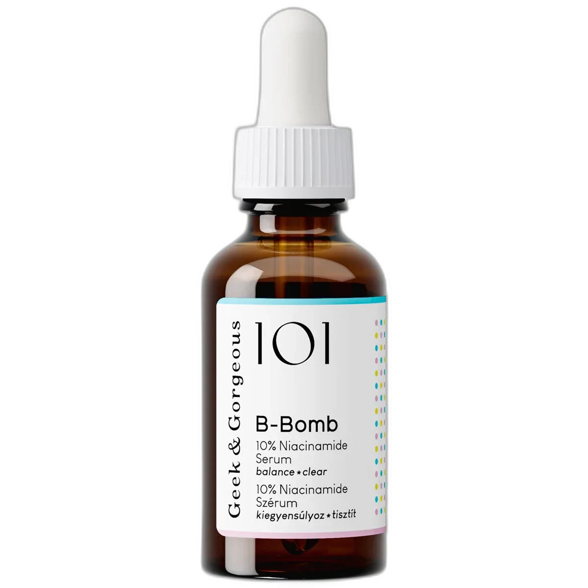 Geek & Gorgeous B-Bomb 10% Niacinamide Concentrate 30mL bottle