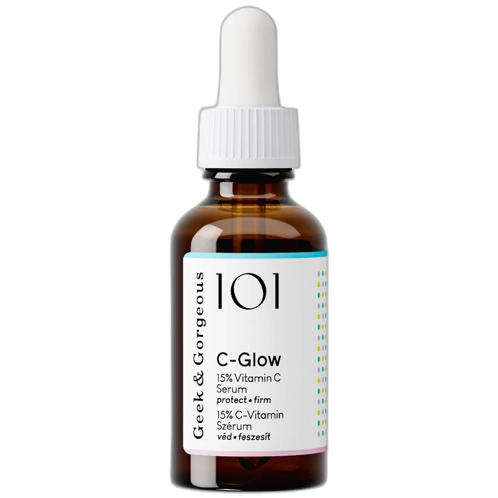 Geek & Gorgeous Liquid Gold 101 Vitamin C Serum amber glass bottle